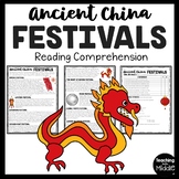Ancient China Festivals Reading Comprehension Worksheet Chinese New Year