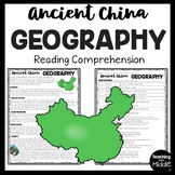 Ancient China Geography Reading Comprehension Worksheet