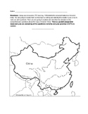 Ancient China Geography Worksheet: Accommodated