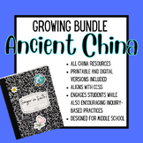 Ancient China Growing Bundle (Interactive Notebooks, Vocab