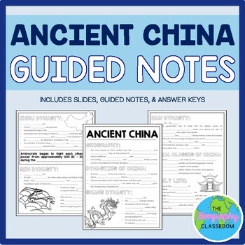 Preview of Ancient China Guided Notes