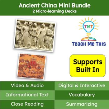 Preview of Ancient China Informational Text Reading Passages and Activities Bundle