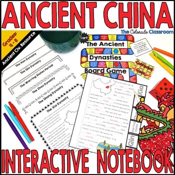 Preview of Ancient China Interactive Notebook Bundle