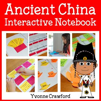 Preview of Ancient China Interactive Notebook with Scaffolded Notes | History Guided Notes