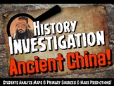 Ancient China Investigation History Lesson Stations or Pre