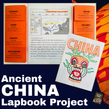 Preview of Ancient China Project - Lapbook Template - 6th Grade Social Studies