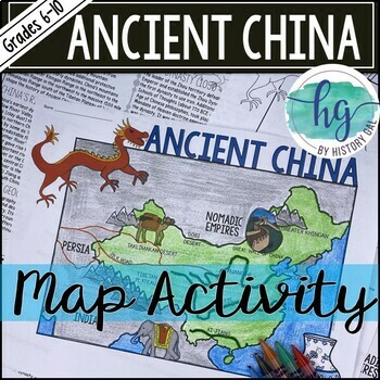 Ancient China Map Activity By History Gal Teachers Pay Teachers