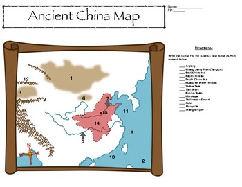 map ancient china quiz answer activity key learning distance followers