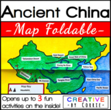 Ancient China Map Foldable for Interactive Notebooks