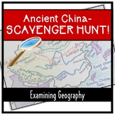 Ancient China Map & Geography: Scavenger Hunt Activity- FREE!