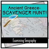 Ancient Greece Map & Geography: Scavenger Hunt Activity- FREE!