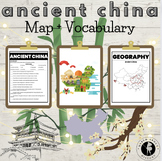Ancient China Map + Vocabulary