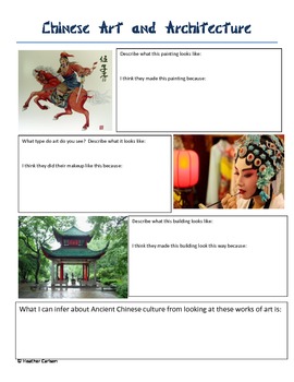 Ancient China Packet by Heather Carlsen | Teachers Pay Teachers