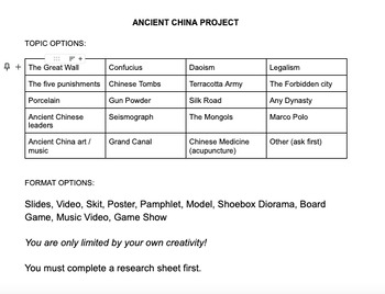 Preview of Ancient China Project