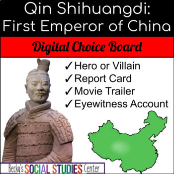 Preview of Ancient China Qin Dynasty - Digital Choice Board