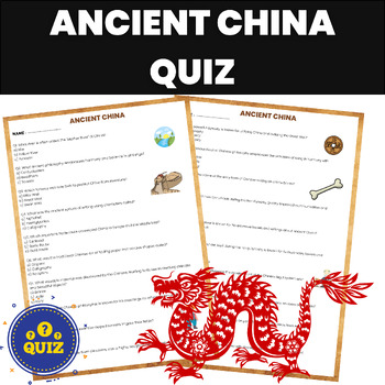 Preview of Ancient China Quiz | World History & Geography Curriculum For Middle School