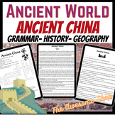 Ancient China Reading Comprehension, Grammar and Vocabular