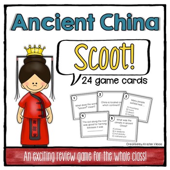 Preview of Ancient China SCOOT Game | Task Cards