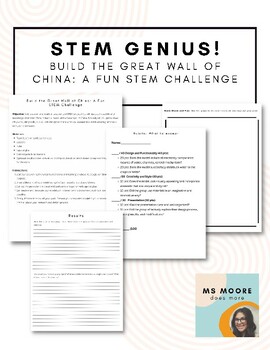 Preview of Ancient China: STEM Genius Project!