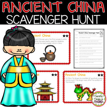 Preview of Ancient China Scavenger Hunt