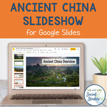 Preview of Ancient China Slideshow with Guided Notes | Ancient China PowerPoint Slides