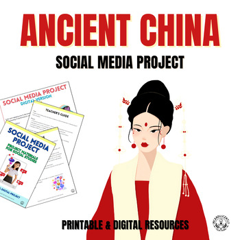 Preview of Ancient China Social Media & Gallery Walk Project with Digital Resources