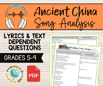 Preview of Ancient China Song Analysis