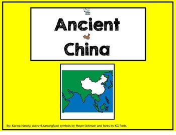 Preview of Ancient China Story and Worksheets