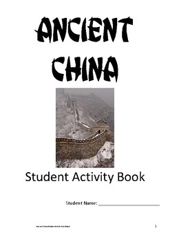 Preview of Ancient China Student Activity Workbook