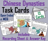 Ancient Chinese Dynasties Task Cards Activity