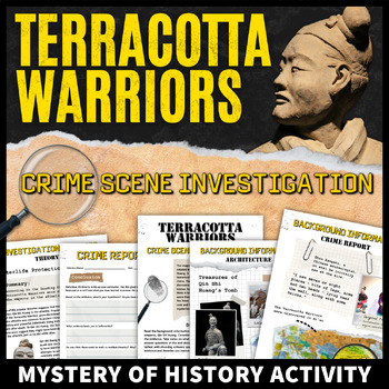 Preview of Ancient China Terracotta Warriors Activity CSI Mystery of History Analysis