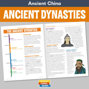 Preview of Ancient China - The Ancient Dynasties