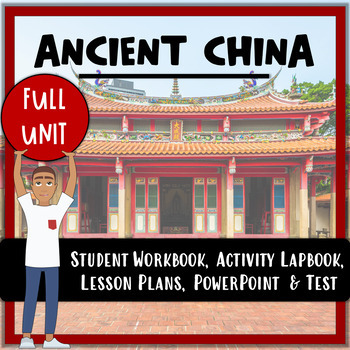 Preview of Ancient China Unit Bundle- Reading Passages, Activities, PowerPt., Test, & More!