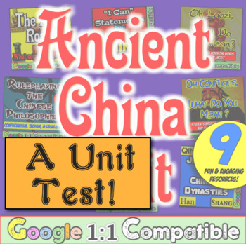 Preview of Ancient China Test! 35 questions to accompany History with Mr E China Unit!