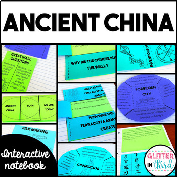 Preview of Ancient China VA SOL Activities Interactive Notebook BUNDLE