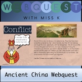 Distance Learning Ancient China Web Quest