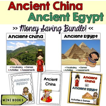 Preview of Ancient China and Ancient Egypt Bundle