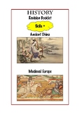 Ancient China and Medieval Europe Worksheet Booklet