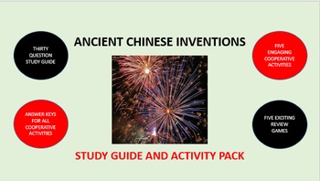 Preview of Ancient Chinese Inventions: Study Guide and Activity Pack