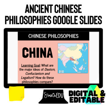 Preview of Ancient Chinese Philosophies Google Slides Confucianism, Daoism, Legalism