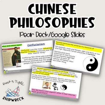 Preview of Ancient Chinese Philosophies Interactive Google Slides Pear Deck