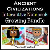 Ancient Civilization Interactive Notebook Growing Bundle w