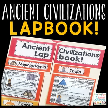 Preview of Ancient Civilizations Lapbook | Ancient History Timeline Printable Activity