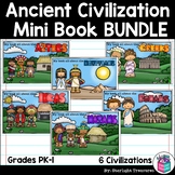 Ancient Civilization Mini Books Bundle for Early Readers -