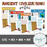 Ancient Civilization Posters (Aztec, Inca, Maya, Inuit) PDF