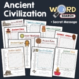 Ancient Civilization Word Search Puzzle Activity Vocabular