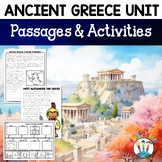 Ancient Greece Activities Map Geography Worksheets Olympic