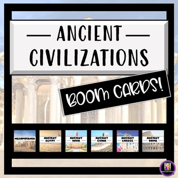 Preview of Ancient Civilizations BOOM CARDS Review Deck!  (Distance Learning)