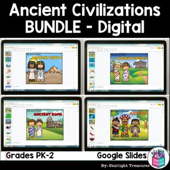 Preview of Ancient Civilizations BUNDLE Digital Units for Early Readers, Google Slides