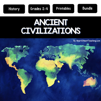 Preview of Ancient Civilizations: Egypt China Greece Rome Comprehension Passages Worksheets